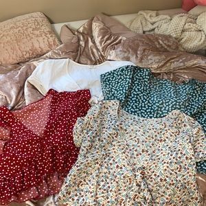 bundle of wrap shirts